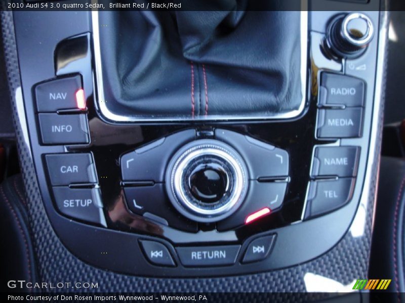 Controls of 2010 S4 3.0 quattro Sedan