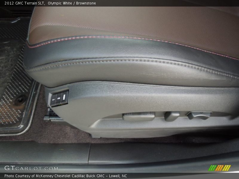 Olympic White / Brownstone 2012 GMC Terrain SLT
