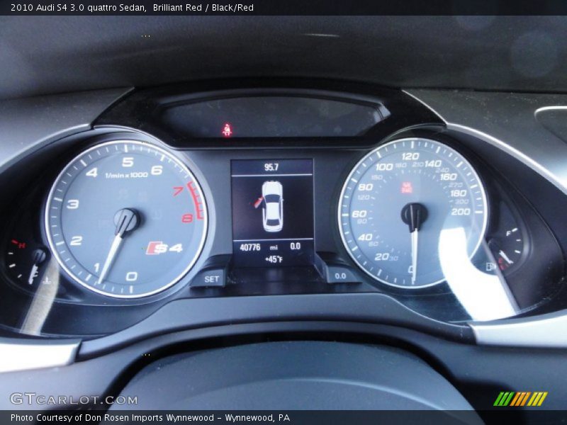  2010 S4 3.0 quattro Sedan 3.0 quattro Sedan Gauges