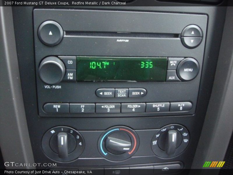 Audio System of 2007 Mustang GT Deluxe Coupe