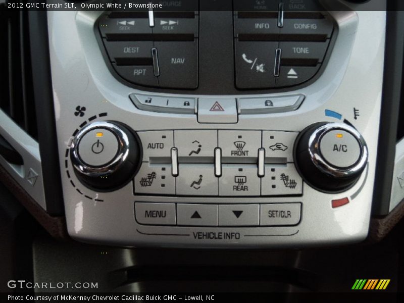Olympic White / Brownstone 2012 GMC Terrain SLT