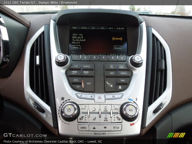 Olympic White / Brownstone 2012 GMC Terrain SLT