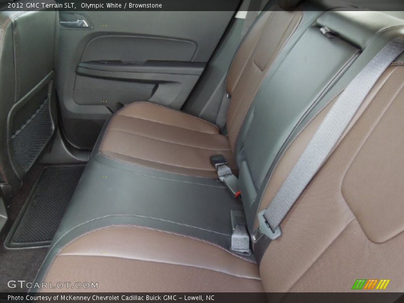 Olympic White / Brownstone 2012 GMC Terrain SLT