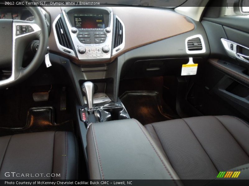 Olympic White / Brownstone 2012 GMC Terrain SLT