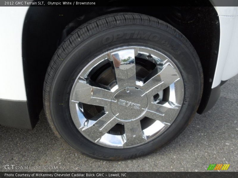 Olympic White / Brownstone 2012 GMC Terrain SLT