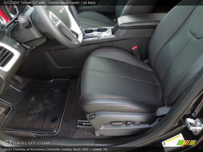 Carbon Black Metallic / Jet Black 2012 GMC Terrain SLT AWD