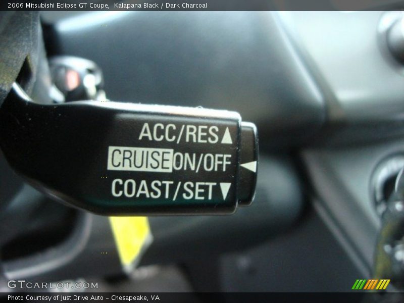 Controls of 2006 Eclipse GT Coupe