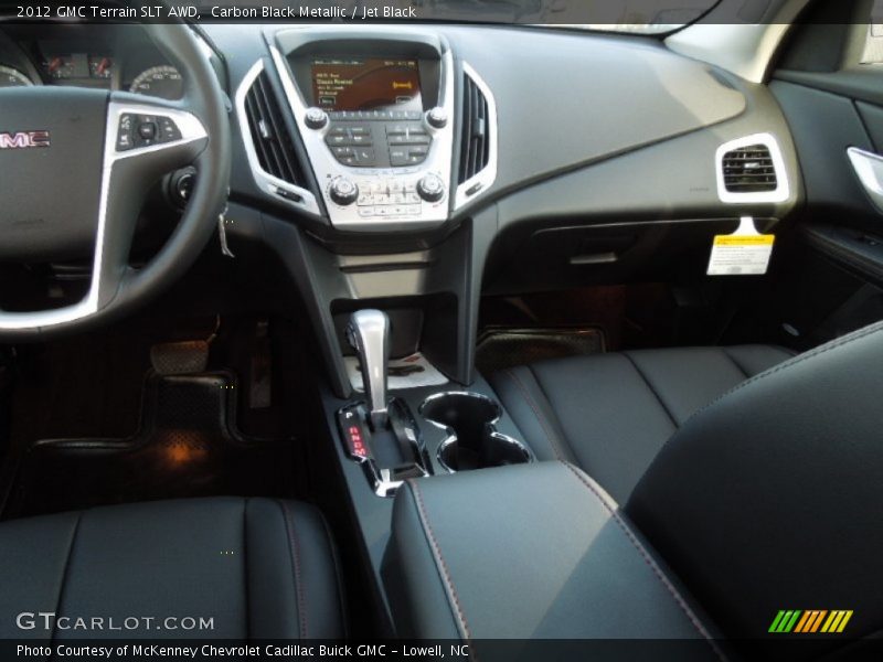 Carbon Black Metallic / Jet Black 2012 GMC Terrain SLT AWD