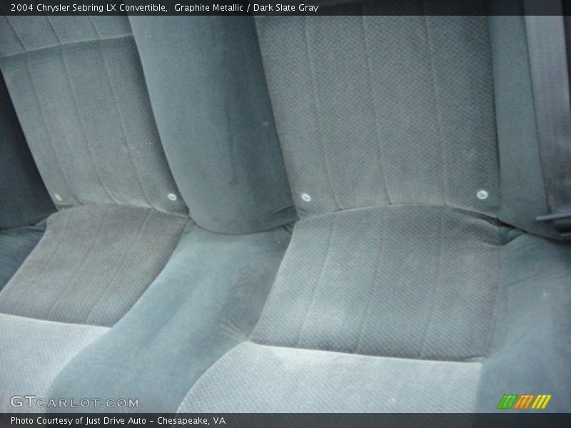 Graphite Metallic / Dark Slate Gray 2004 Chrysler Sebring LX Convertible