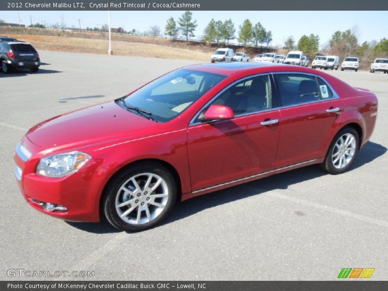 Crystal Red Tintcoat / Cocoa/Cashmere 2012 Chevrolet Malibu LTZ
