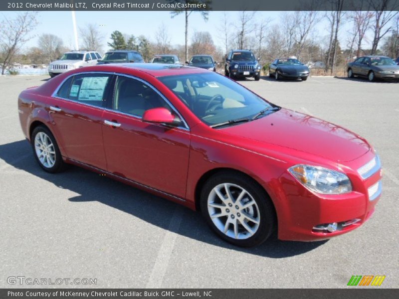 Crystal Red Tintcoat / Cocoa/Cashmere 2012 Chevrolet Malibu LTZ