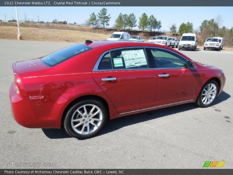 Crystal Red Tintcoat / Cocoa/Cashmere 2012 Chevrolet Malibu LTZ