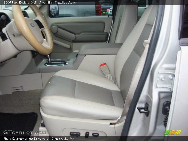 Silver Birch Metallic / Stone 2006 Ford Explorer XLT