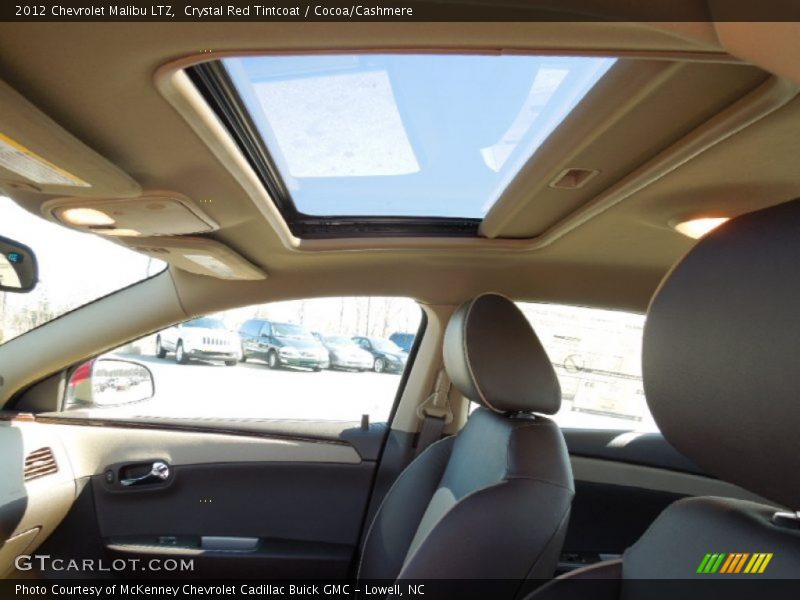 Crystal Red Tintcoat / Cocoa/Cashmere 2012 Chevrolet Malibu LTZ