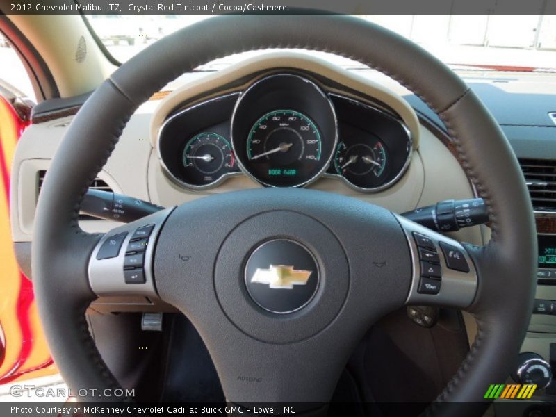 Crystal Red Tintcoat / Cocoa/Cashmere 2012 Chevrolet Malibu LTZ
