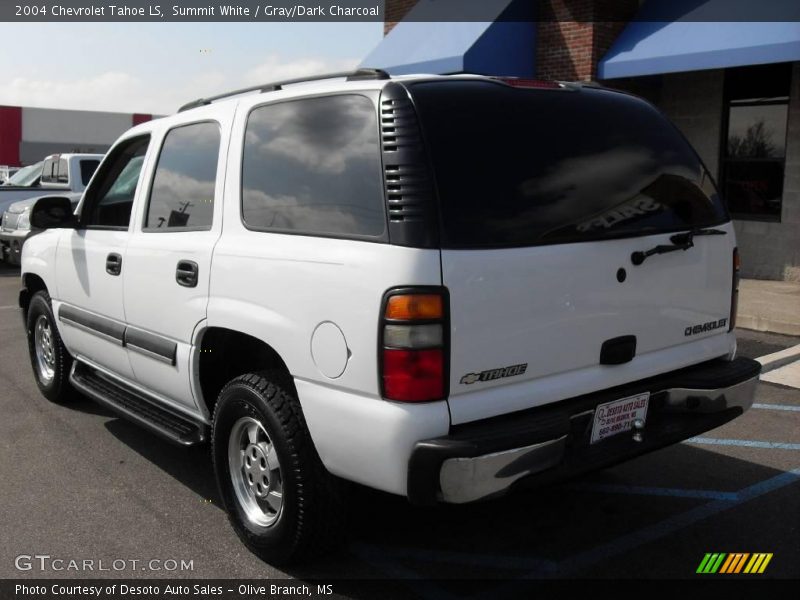 Summit White / Gray/Dark Charcoal 2004 Chevrolet Tahoe LS