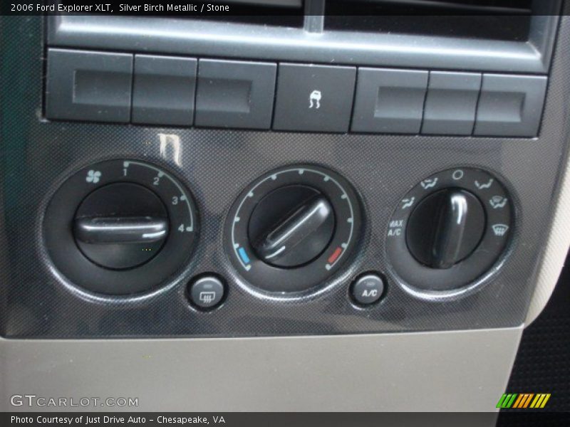 Silver Birch Metallic / Stone 2006 Ford Explorer XLT