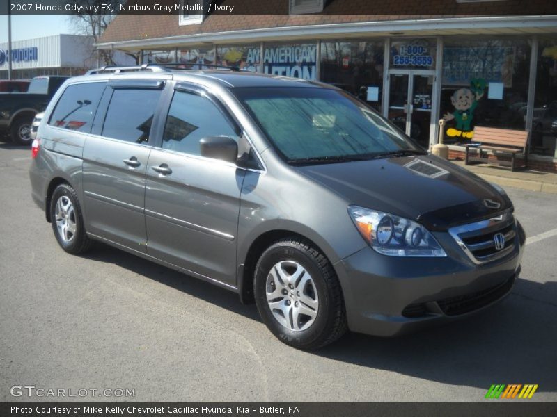Nimbus Gray Metallic / Ivory 2007 Honda Odyssey EX
