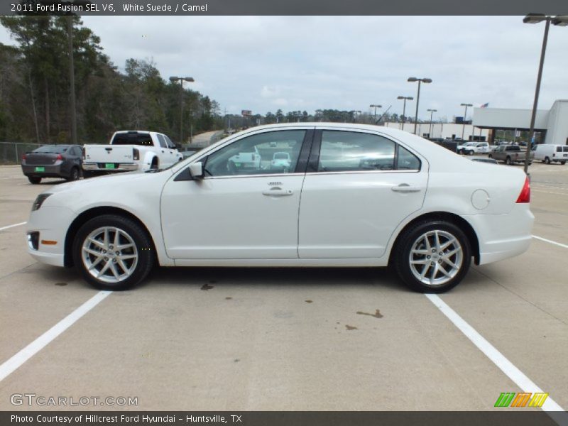 White Suede / Camel 2011 Ford Fusion SEL V6