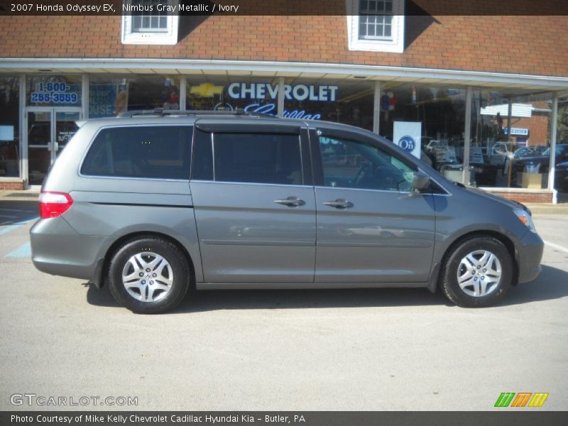 Nimbus Gray Metallic / Ivory 2007 Honda Odyssey EX