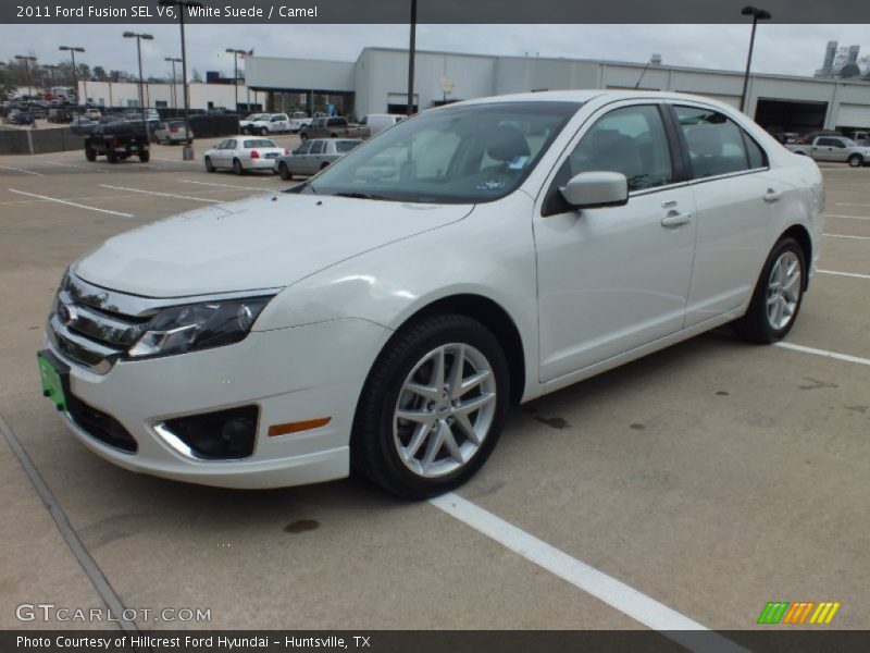 White Suede / Camel 2011 Ford Fusion SEL V6