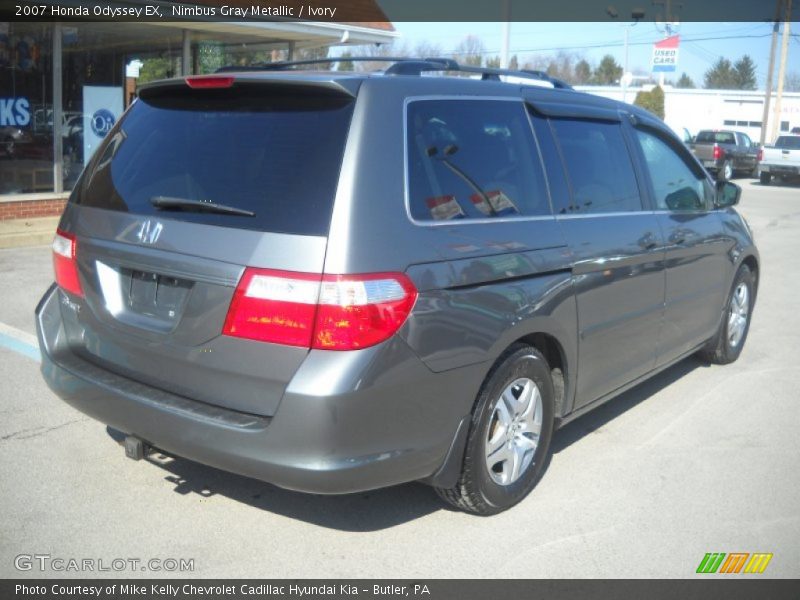 Nimbus Gray Metallic / Ivory 2007 Honda Odyssey EX