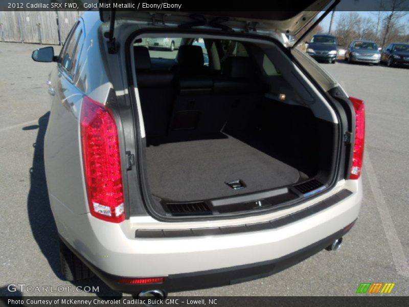 Gold Mist Metallic / Ebony/Ebony 2012 Cadillac SRX FWD