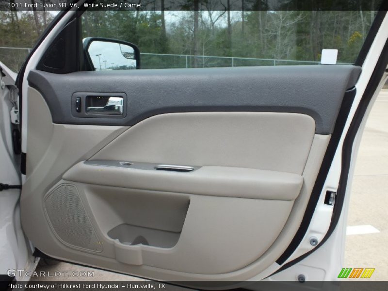 White Suede / Camel 2011 Ford Fusion SEL V6