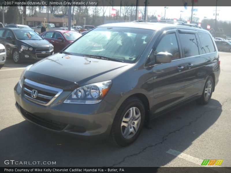 Nimbus Gray Metallic / Ivory 2007 Honda Odyssey EX