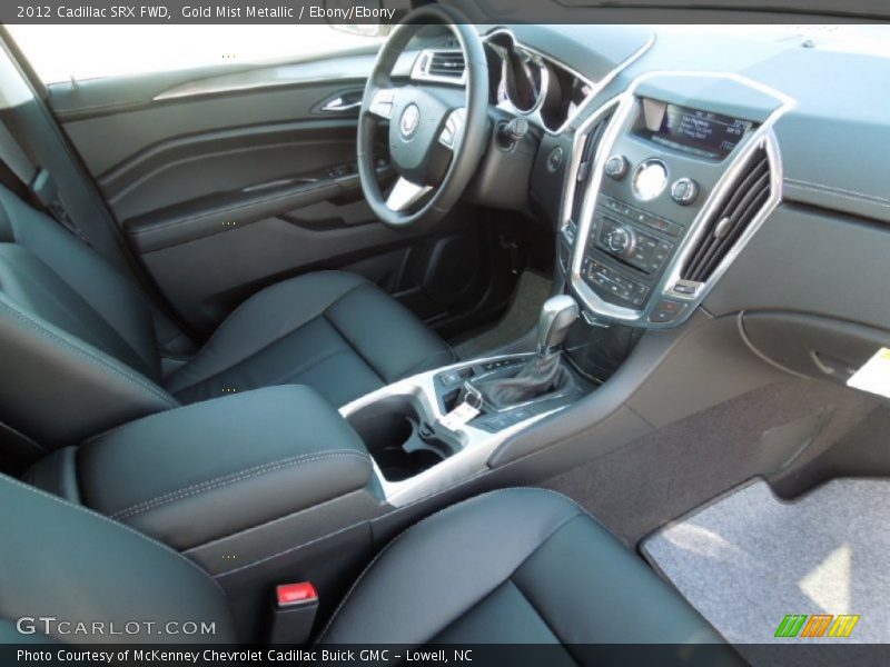 Gold Mist Metallic / Ebony/Ebony 2012 Cadillac SRX FWD