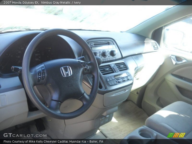 Nimbus Gray Metallic / Ivory 2007 Honda Odyssey EX