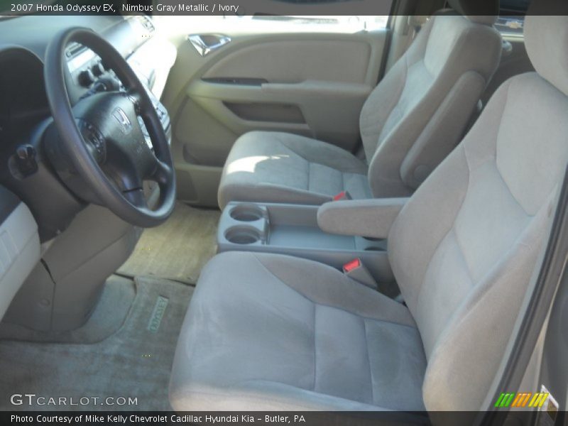 Nimbus Gray Metallic / Ivory 2007 Honda Odyssey EX