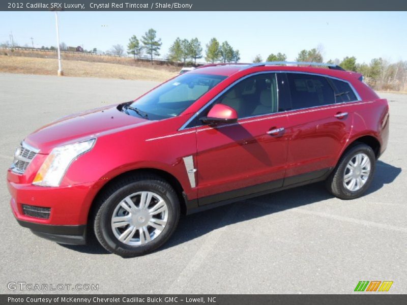 Crystal Red Tintcoat / Shale/Ebony 2012 Cadillac SRX Luxury