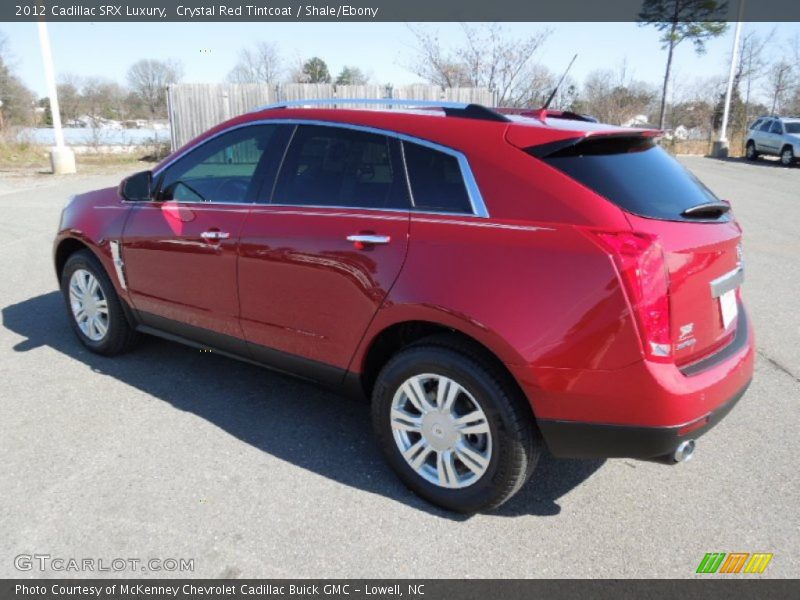 Crystal Red Tintcoat / Shale/Ebony 2012 Cadillac SRX Luxury
