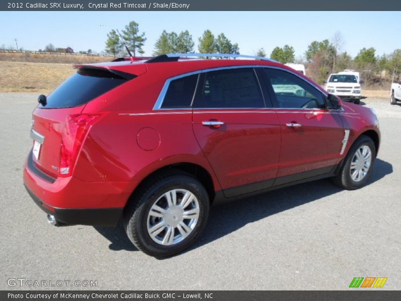 Crystal Red Tintcoat / Shale/Ebony 2012 Cadillac SRX Luxury