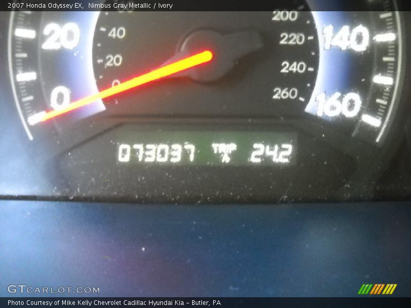 Nimbus Gray Metallic / Ivory 2007 Honda Odyssey EX