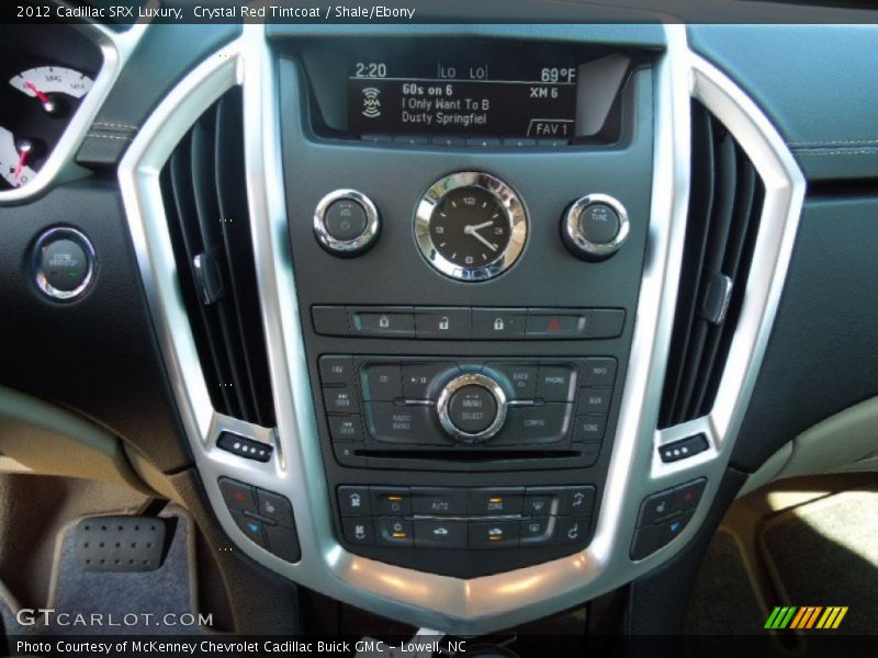 Crystal Red Tintcoat / Shale/Ebony 2012 Cadillac SRX Luxury