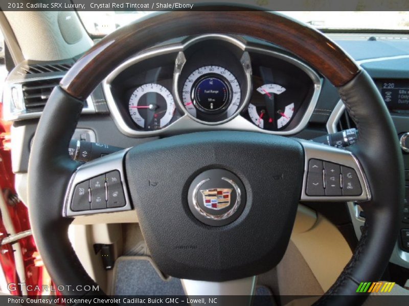 Crystal Red Tintcoat / Shale/Ebony 2012 Cadillac SRX Luxury