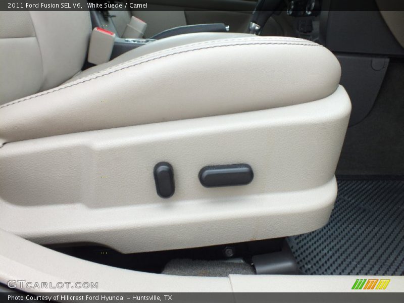 White Suede / Camel 2011 Ford Fusion SEL V6