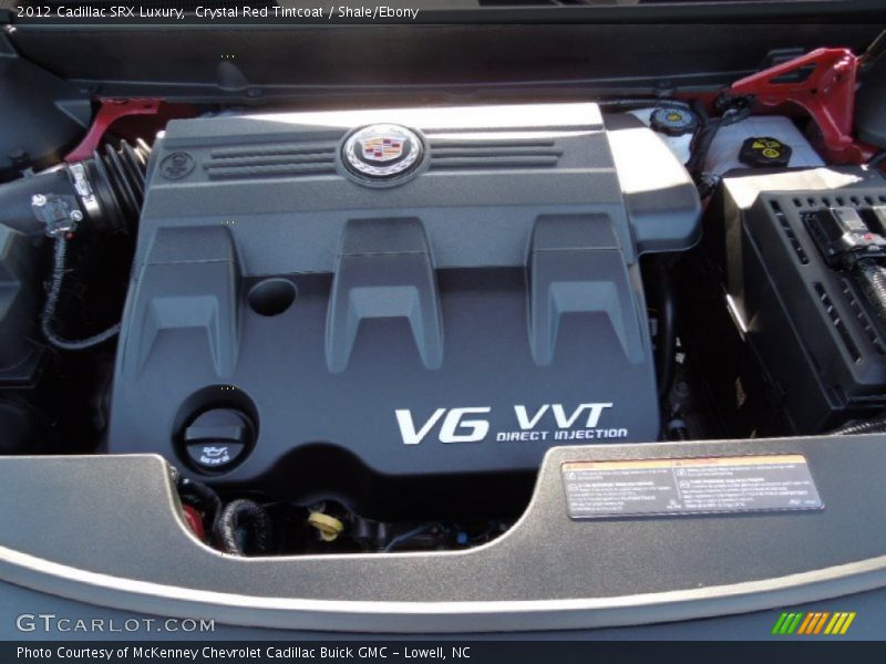 Crystal Red Tintcoat / Shale/Ebony 2012 Cadillac SRX Luxury