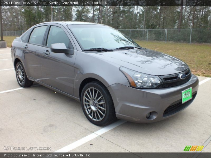 Sterling Gray Metallic / Charcoal Black 2011 Ford Focus SES Sedan