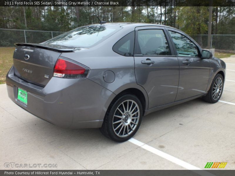 Sterling Gray Metallic / Charcoal Black 2011 Ford Focus SES Sedan
