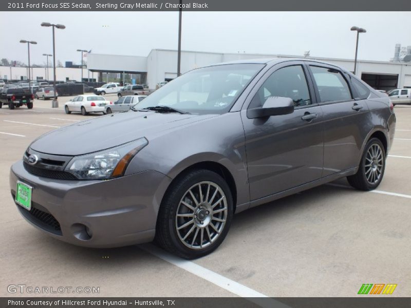 Sterling Gray Metallic / Charcoal Black 2011 Ford Focus SES Sedan