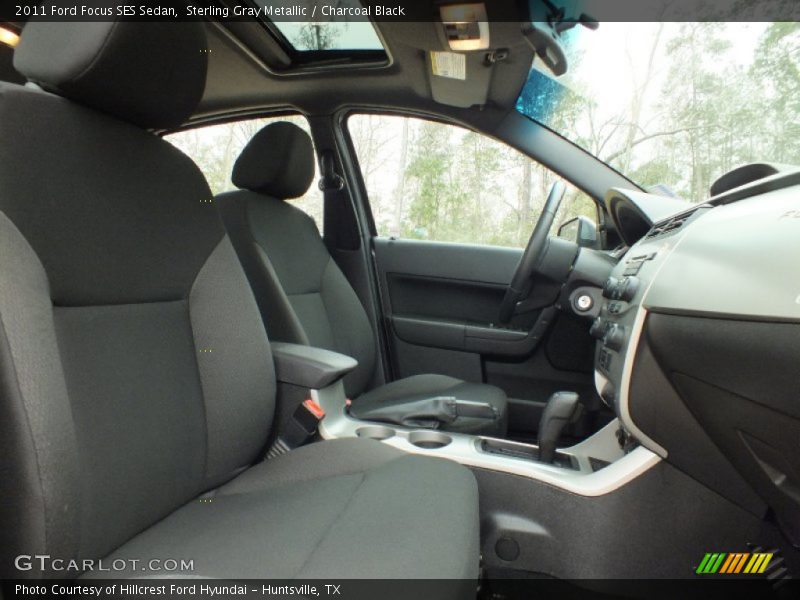 Sterling Gray Metallic / Charcoal Black 2011 Ford Focus SES Sedan
