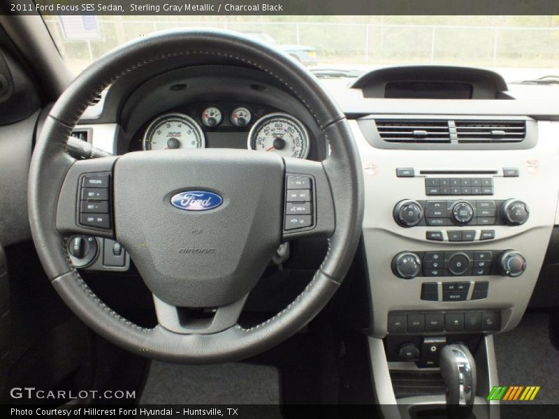 Sterling Gray Metallic / Charcoal Black 2011 Ford Focus SES Sedan
