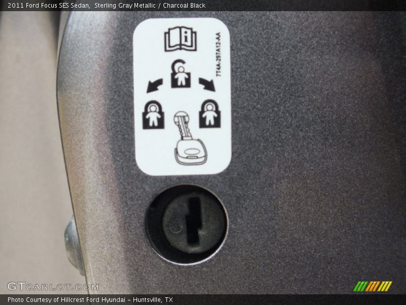 Sterling Gray Metallic / Charcoal Black 2011 Ford Focus SES Sedan