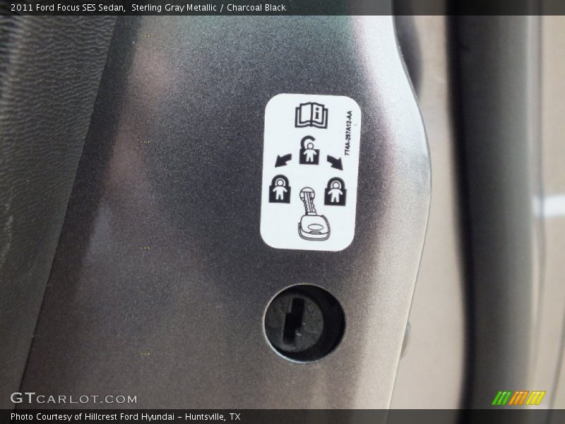 Sterling Gray Metallic / Charcoal Black 2011 Ford Focus SES Sedan