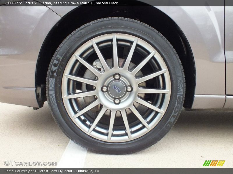 Sterling Gray Metallic / Charcoal Black 2011 Ford Focus SES Sedan