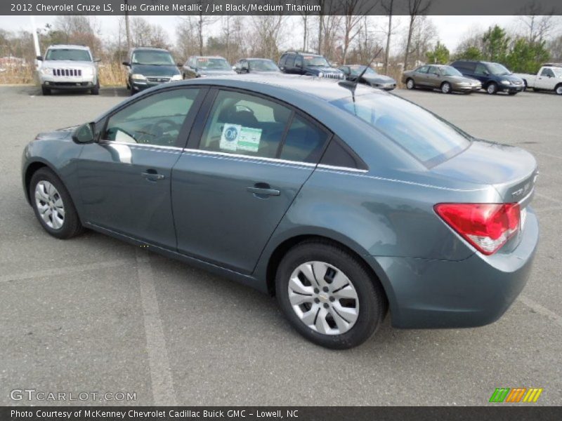Blue Granite Metallic / Jet Black/Medium Titanium 2012 Chevrolet Cruze LS