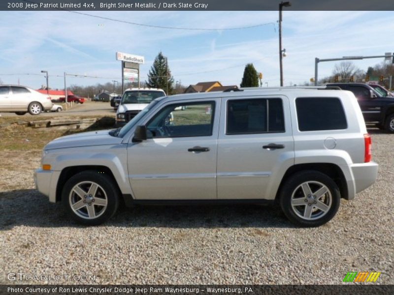 Bright Silver Metallic / Dark Slate Gray 2008 Jeep Patriot Limited 4x4